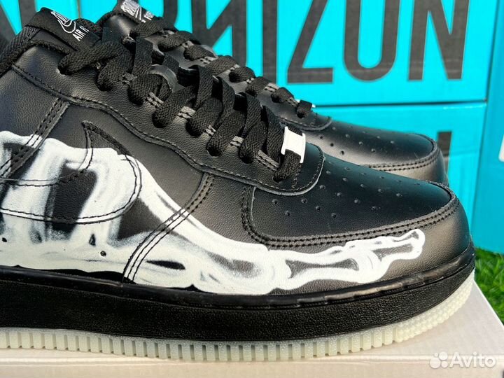 Nike air force 1 low skeleton black BQ7541 001