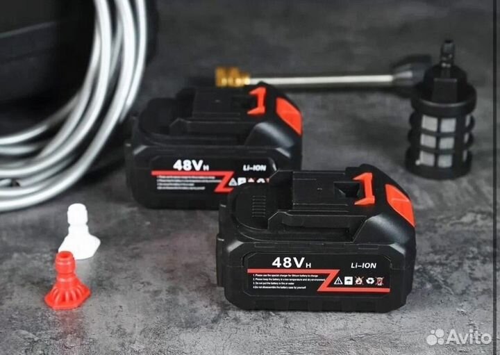 Мини Мойка высокого давления 2 акб