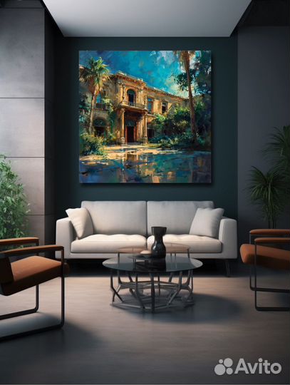 Картина маслом на холсте Старый дворец в Каире