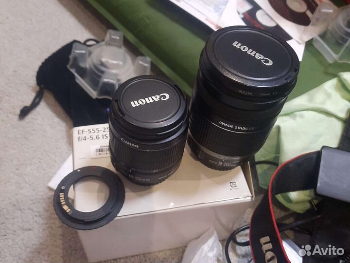 Зеркальный фотоаппарат canon 600d, Обьективы canon