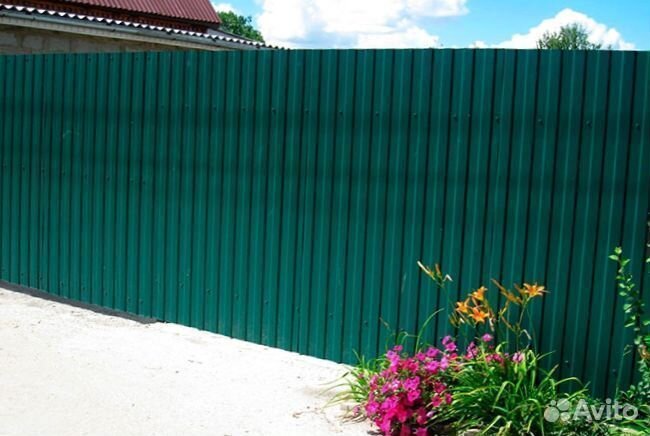 Забор из профнастила