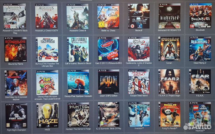 Игры для PS3 55ш на Русском