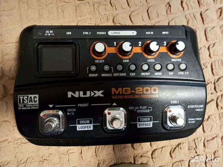 Гитарный процессор Nux MG-200