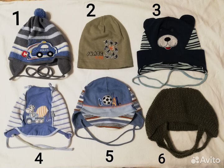 Шапки кепки панамки детские