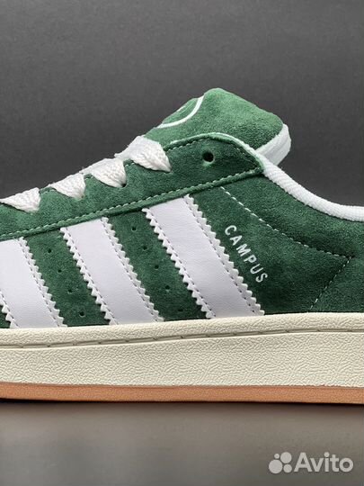 Кроссовки Adidas Campus 00s Dark Green Cloud White