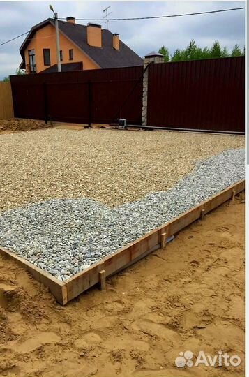 Щебень.Песок