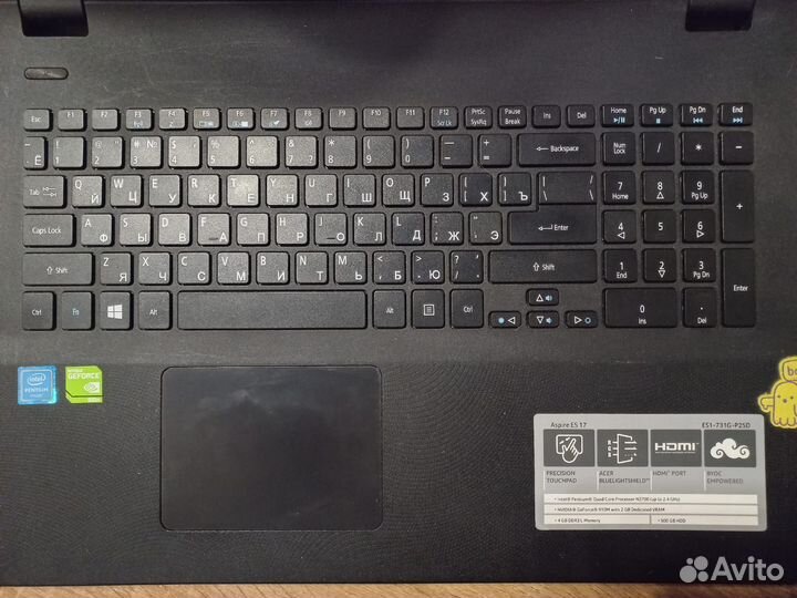 Ноутбук Acer Aspire ES 17