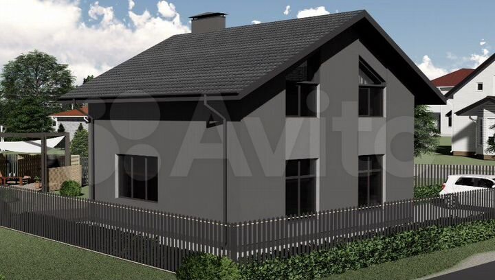 Дом 116 м² на участке 5 сот.