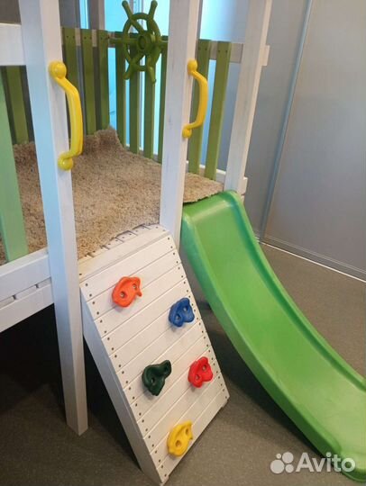 Детская кровать с горкой Можга дк7б