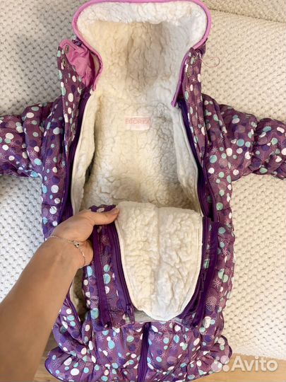 Зимний комбинезон трансформер 68 для девочки