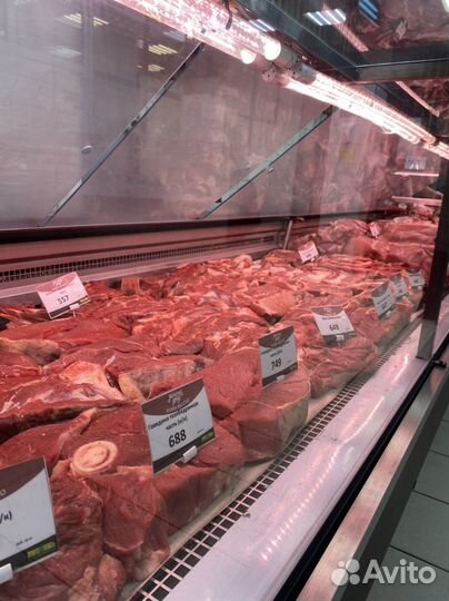 Мясо говядины свежее, частями по списку/полутушами