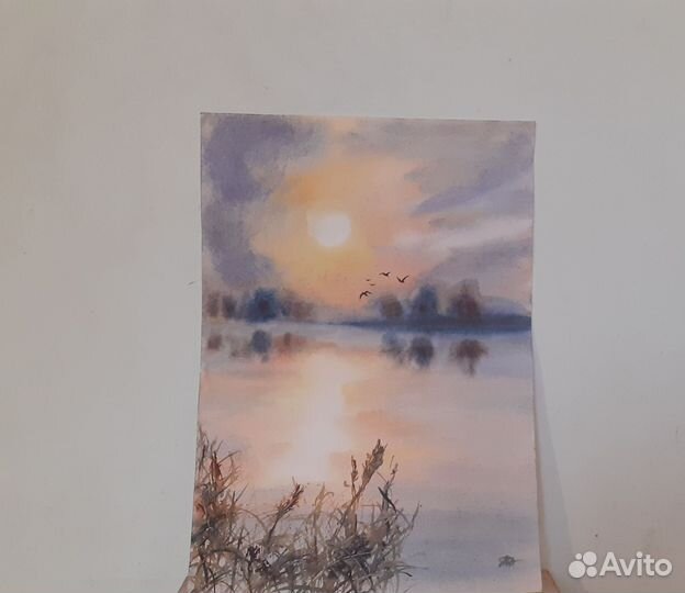 Картина акварелью: 