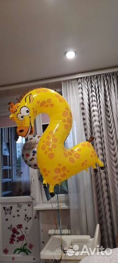 Шар цифра 2 на день рождения