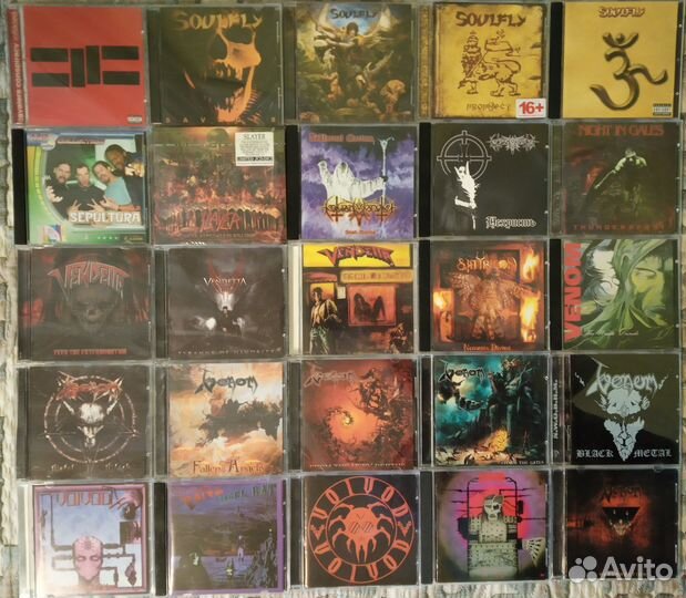 CD heavy metal and hard rock № 6