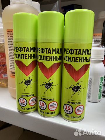 Рефтамид усиленный антиклещ 3шт