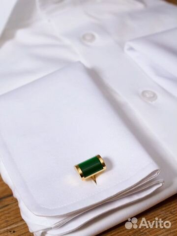 Белая рубашка с большим воротником под запонки 50 объявление продам