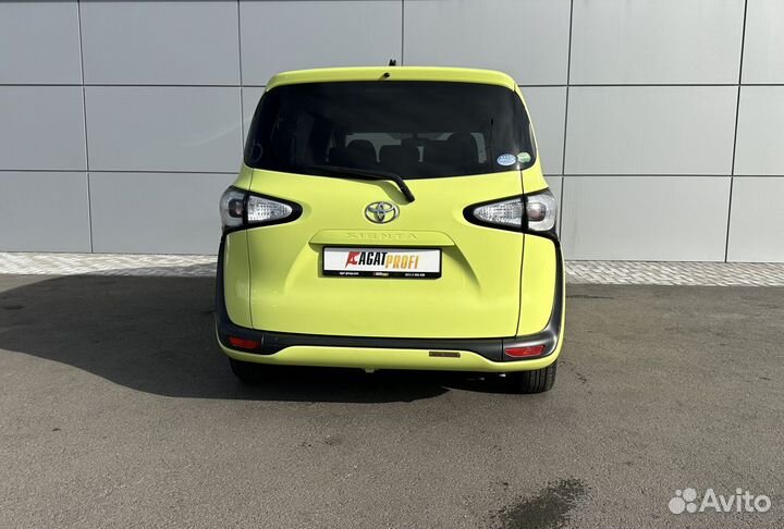 Toyota Sienta 1.5 CVT, 2016, 97 766 км