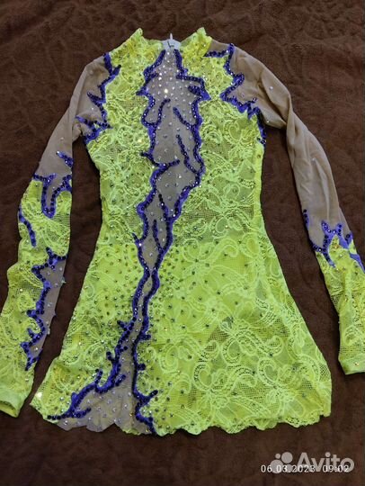 Платье для фигурного катания р-р116-122