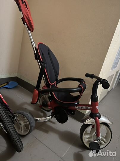 Детский велосипед с ручкой