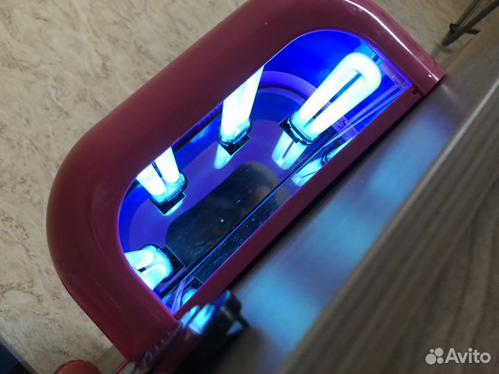 Уф лампа для ногтей и аппарат для маникюра