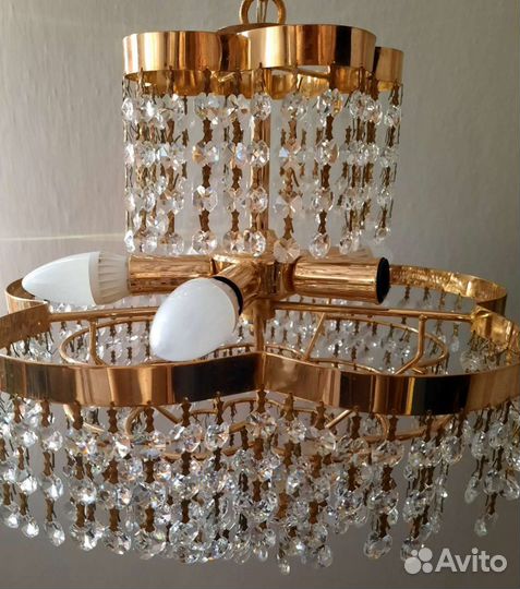 Люстра хрустальная чехия