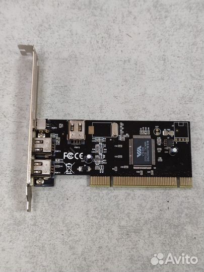 Контроллер PCI Чип VIA6306 3xFireWire