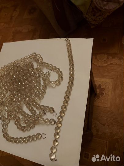 Новогодние украшения бусы