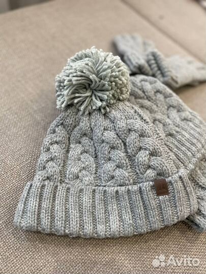 Комплект шапка шарф перчатки Next 6,10,13 лет