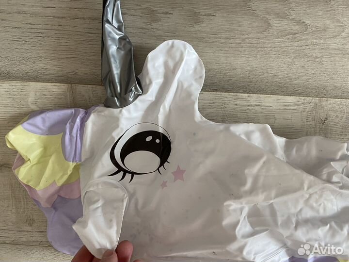 Надувной круг детский для плавания единорог