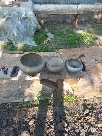 Чугунки 1.5, 4, 6, 8, литров