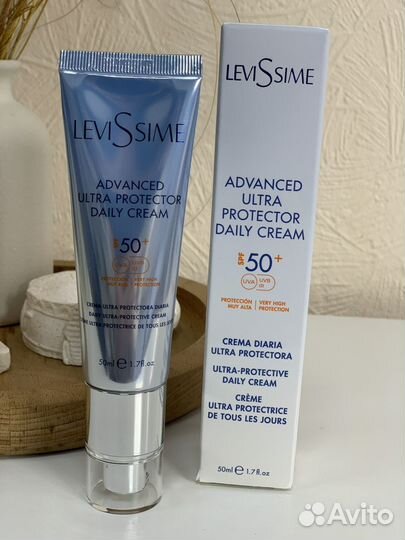 Крем для лица с spf50 levissime