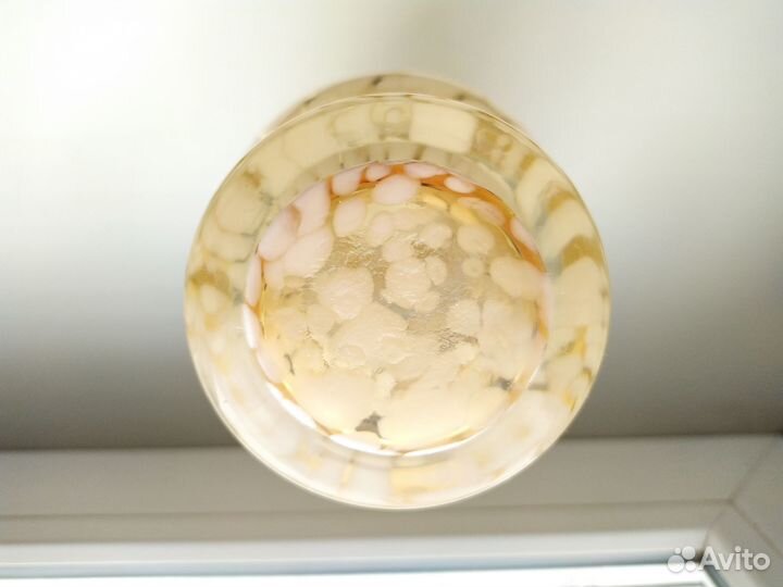 Ваза сульфидное цветное стекло СССР