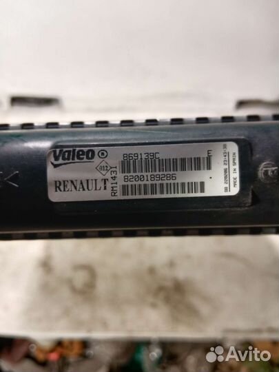 Радиатор охлаждения renault megane 2