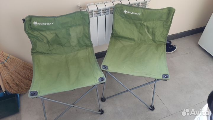 Стулья складные для кемпинга/пикника/рыбалки бу