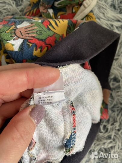 Косуха бамбинезон для девочки 86. Модель унисекс