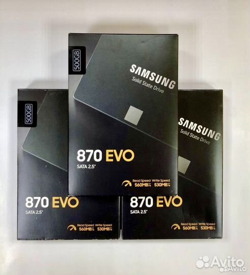 SSD Samsung 870EVO 250/500Gb - Новый