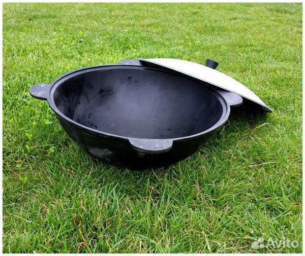 Казан чугунный 4,6,8,10,12,16л Узбекистан