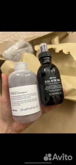 Davines L'occitane шампунь маска молочко