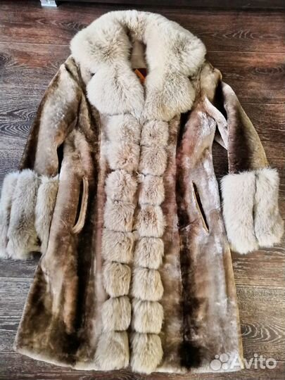 Шуба облегчённый мутон