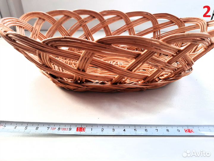 Ваза плетеная из ивовой лозы