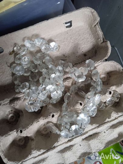 Хрустальные подвески для люстры СССР