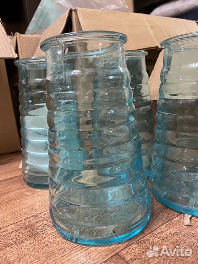 Вазы стеклянные