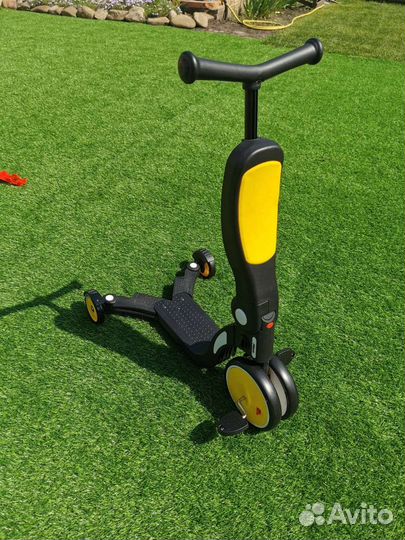 Трёхколёсный самокат 5 в 1 Pituso Yellow