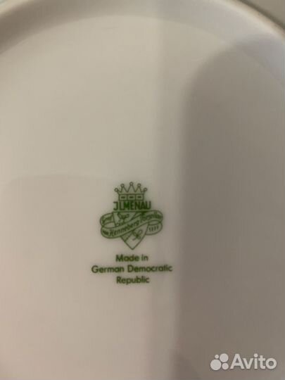Тарелки фарфор из ГДР