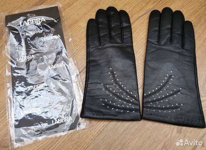 Перчатки кожаные