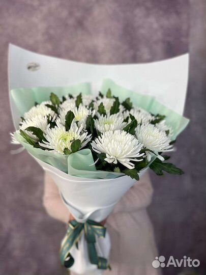 Букет цветов с Хризантемами