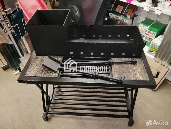 Мангал- бочонок передвижной