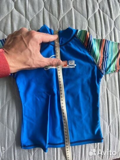 Детская футболка для плавания с длинным рукавом