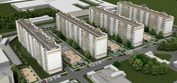 2-к. квартира, 44,9 м², 9/11 эт.