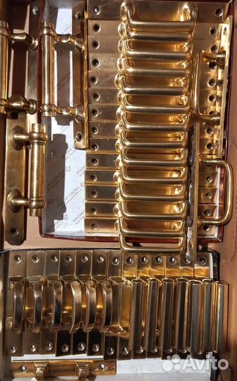 Ручки латунные. 19 векъ. 16 штукъ